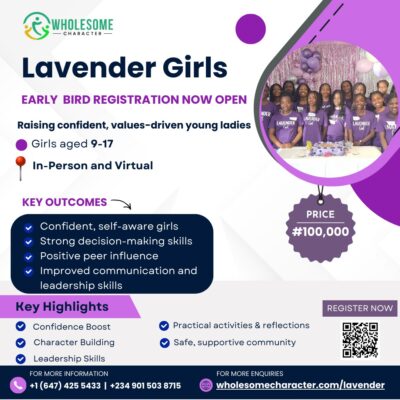 Lavender Girls Program April 2026